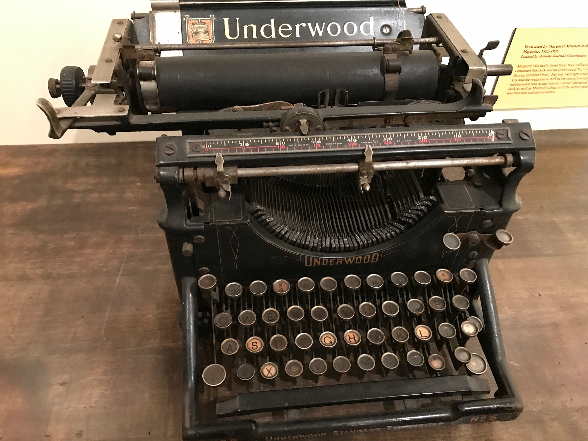 Typewriters from the 1940s